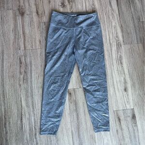 Gray Silver Flecked 7/8 Athletic Leggings